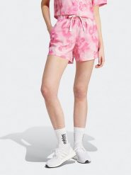 Adidas Szorty "AOP" w kolorze jasnoróżowym rozmiar: L. Różowe szorty Adidas, bez wzorów. Za 88.02 zł.