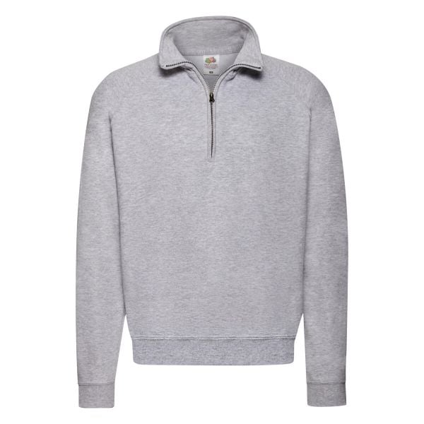 Bluza Rozpinana Unisex Dla Dorosłych Classic Heather. Szare bluzy FRUIT OF THE LOOM, l, bez wzorów, z bawełny, z kapturem. Za 152.99 zł.