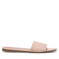 Klapki MEXX. Brązowe klapki Mexx, bez wzorów, bez obcasa. Za 59.99 zł.