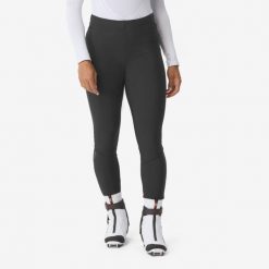 Legginsy do narciarstwa biegowego damskie Quechua XCS 100. Czarne legginsy QUECHUA, l, bez wzorów, z dzianiny, długie. Za 89.99 zł.