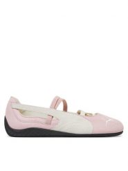 Puma Baleriny Speedcat Ballet SD Wns 401287 01 Różowy. Czerwone baleriny Puma, bez wzorów, ze skóry, bez obcasa. Za 379.99 zł.