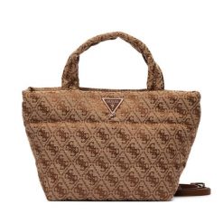 Torebka Guess. Brązowe torebki klasyczne Guess, z aplikacjami, bez dodatków. Za 324.99 zł.