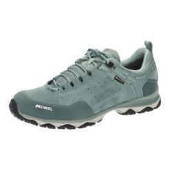 Buty trekkingowe damskie Meindl Ontario Gore-Tex. Niebieskie trekkingi Meindl, z gore-texu, trekkingowe. W wyprzedaży za 823.65 zł.