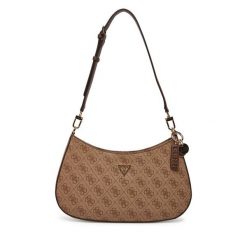 Torebka Guess. Brązowe torebki klasyczne Guess, z aplikacjami, bez dodatków. Za 549.99 zł.