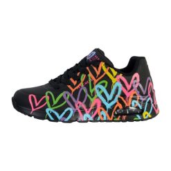 Damskie obuwie sportowe Skechers Highlight Love, czarny. Czarne obuwie sportowe Skechers, bez zapięcia, trekkingowe. Za 324.00 zł.