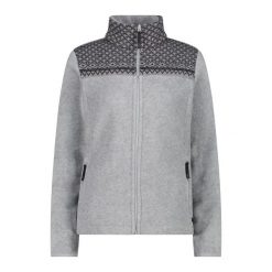Bluza damska turystyczna CMP 34J0486. Szare bluzy CMP, xs, bez wzorów, bez kaptura. Za 382.50 zł.