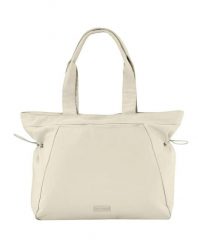 Torba shopper WINGS SOLENNE 14L pojemna BEIGE. Brązowe torby na laptopa Wings, bez wzorów, z materiału, duże. Za 109.90 zł.