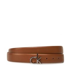 Pasek Calvin Klein. Brązowe paski Calvin Klein, bez wzorów. Za 122.99 zł.