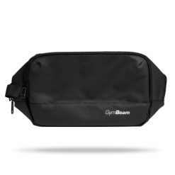 Kosmetyczka wodoodporna 25 cm czarna. Czarne kufry i kosmetyczki GYMBEAM, bez wzorów, z materiału, bez dodatków. Za 48.90 zł.