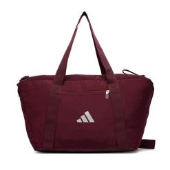 Torebka adidas. Czerwone shopper Adidas, bez wzorów, sportowe, bez dodatków. Za 149.99 zł.