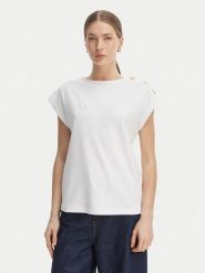 Marciano Guess T-Shirt G6GI04 K3505 Biały Regular Fit. Białe t-shirty Marciano Guess, xxl, z aplikacjami, z bawełny, bez kołnierzyka, bez ramiączek. Za 289.99 zł.