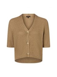 More & More Kardigan damski Kobiety dzianina grubo tkana beżowy wypukły wzór tkaniny, 42. Brązowe kardigany More & More, bez wzorów, z dzianiny. Za 229.95 zł.