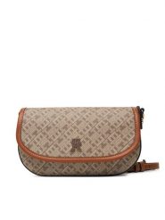 Tommy Hilfiger Torebka Th Monoplay Saddle Bag AW0AW19172 Beżowy jasny. Brązowe listonoszki TOMMY HILFIGER, bez wzorów, ze skóry, bez dodatków. Za 649.99 zł.