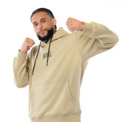 Bluza z kapturem Metal Boxe Desert Storm. Brązowe bluzy METAL BOXE, bez wzorów, z kapturem. Za 327.50 zł.