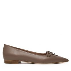 Baleriny MALONE SOULIERS. Brązowe baleriny MALONE SOULIERS, bez wzorów, bez obcasa. Za 1,819.00 zł.