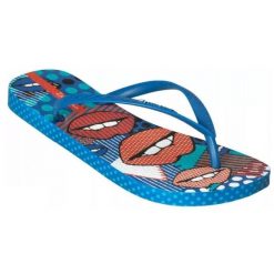 Japonki damskie plażowe do rekreacji Ipanema Lovely II. Czerwone klapki Ipanema, bez wzorów, z gumy, bez obcasa. Za 132.80 zł.