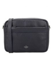 Charm Skórzana torebka w kolorze granatowym - 22 x 16 x 6 cm rozmiar: onesize. Niebieskie torby na ramię Charm, bez wzorów, z materiału, na ramię, bez dodatków. Za 217.99 zł.