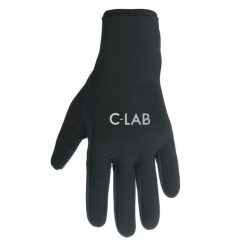 Zimowe rękawiczki rowerowe - Alps - Czarne. Czarne rękawiczki C-LAB, bez wzorów, sportowe. W wyprzedaży za 131.25 zł.