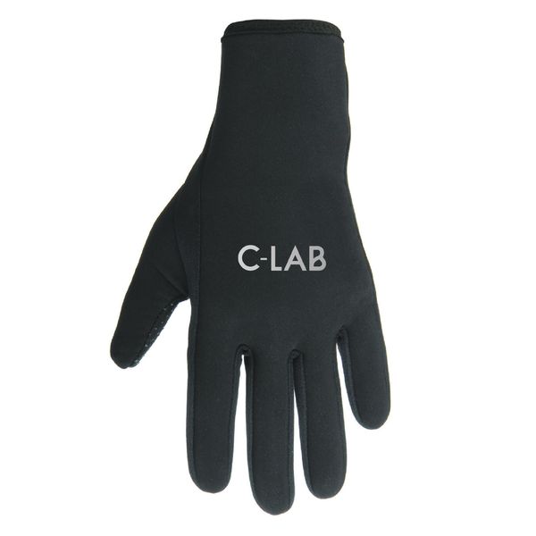 Zimowe rękawiczki rowerowe - Alps - Czarne. Czarne rękawiczki C-LAB, bez wzorów, sportowe. W wyprzedaży za 150.00 zł.