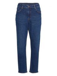 MOSS COPENHAGEN Dżinsy "Evolet Rikka" - Tapered fit - w kolorze niebieskim rozmiar: M. Niebieskie jeansy Moss Copenhagen, m, bez wzorów. Za 122.96 zł.