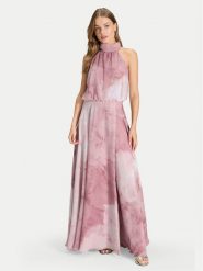 Swing Sukienka wieczorowa 5AJ13000 Różowy Regular Fit. Czerwone sukienki Swing, bez wzorów, z syntetyku, wizytowe, bez kołnierzyka, bez ramiączek. Za 1,249.00 zł.