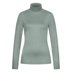 Damski sweter z golfem ELT Madisson. Niebieskie golfy ELT, bez wzorów, bez ramiączek. Za 174.00 zł.