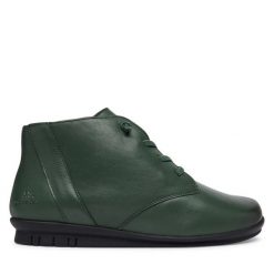 Botki Josef Seibel. Niebieskie botki Josef Seibel, bez wzorów, bez obcasa, na płaskiej podeszwie, bez zapięcia. Za 489.99 zł.