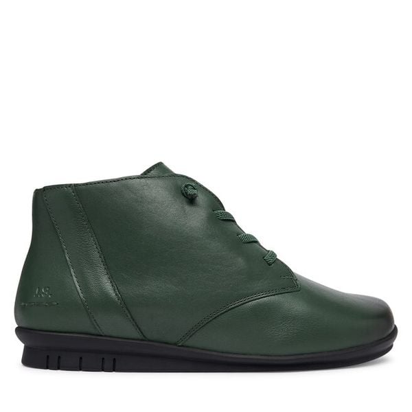 Botki Josef Seibel. Niebieskie botki Josef Seibel, bez wzorów, bez obcasa, na płaskiej podeszwie, bez zapięcia. Za 489.99 zł.