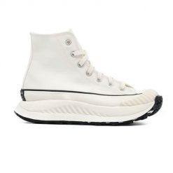 Buty do chodzenia damskie Converse Chuck 70 Atcx HI. Białe obuwie sportowe Converse, z bawełny, bez zapięcia, trekkingowe. Za 299.00 zł.