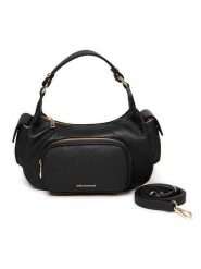 Mia Tomazzi Skórzana torebka "Bechi" w kolorze czarnym - 32 x 19 x 12 cm rozmiar: onesize. Czarne torby na ramię Mia Tomazzi, bez wzorów, z materiału, na ramię, bez dodatków. Za 378.54 zł.