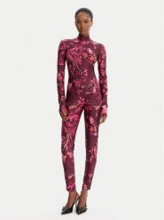 Versace Jeans Couture Kombinezon 79HAN006 JS501 Różowy Slim Fit. Czerwone sukienki Versace Jeans Couture, bez wzorów, z jeansu, bez kołnierzyka, bez ramiączek. Za 1,669.00 zł.