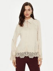 Bruuns Bazaar Koszula Elaina BBW4270 Écru Regular Fit. Koszule Bruuns Bazaar, bez wzorów, z syntetyku, bez kołnierzyka, bez ramiączek. Za 349.99 zł.