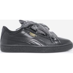 Puma - Buty Basket Heart. Czarne obuwie sportowe Puma, z gumy, bez zapięcia. W wyprzedaży za 179.90 zł.