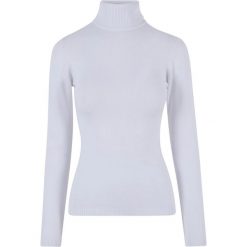 Dzianinowa Bluza Z Golfem Dla Kobiet. Białe bluzy Urban Classics, xl, bez wzorów, z dzianiny, bez kaptura. Za 131.99 zł.