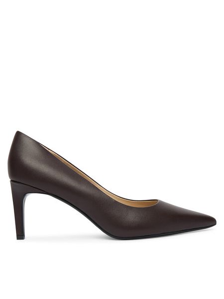 Calvin Klein Szpilki Ess Stiletto 70 HW0HW02607 Bordowy. Czerwone szpilki Calvin Klein, bez wzorów, ze skóry, bez obcasa, na szpilce, bez zapięcia. Za 509.99 zł.