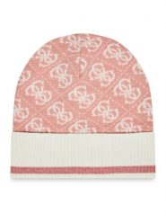 Guess Czapka AW9979 WOL01 Różowy. Czerwone czapki Guess, z aplikacjami, z materiału. Za 189.99 zł.