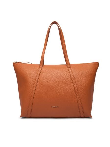 Coccinelle Torebka U45 Coccinellenory E1 U45 11 01 01 Brązowy. Brązowe shopper Coccinelle, bez wzorów, ze skóry, bez dodatków. Za 1,269.00 zł.