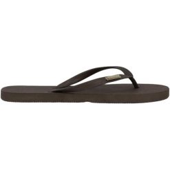 Klapki damskie Athlecia Summer. Czarne klapki Athlecia, bez wzorów, z materiału, z otwartym noskiem, bez obcasa. Za 146.00 zł.