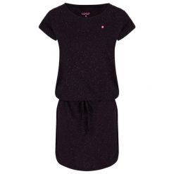 Sukienka letnia LOAP Burget damska — S. Fioletowe sukienki ZENZIMAT, na lato, s, bez wzorów, sportowe, bez kołnierzyka, bez ramiączek, sportowe. Za 152.99 zł.