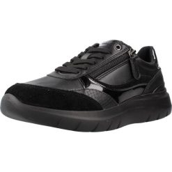 Buty GEOX D PLUMMERY Czarny. Czarne trekkingi Geox, z syntetyku, na fitness i siłownię. Za 330.99 zł.