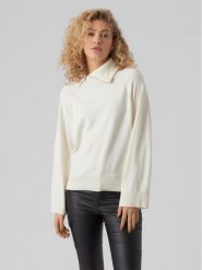 Vero Moda Golf Vivan 10271449 Écru Relaxed Fit. Golfy Vero Moda, s, bez wzorów, z syntetyku, bez ramiączek. Za 99.99 zł.