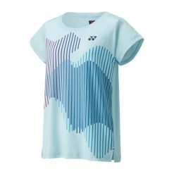 Koszulka sportowa damska Yonex Crew Neck Us Open 2024. Niebieskie koszulki sportowe YONEX, bez wzorów, z poliesteru, bez ramiączek. Za 382.00 zł.