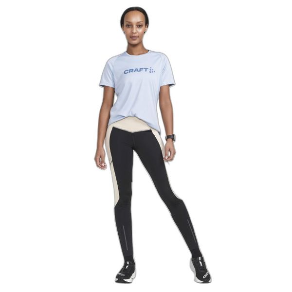 Legginsy damskie Craft Adv Essence Warm. Czarne legginsy 4M, m, bez wzorów. W wyprzedaży za 223.30 zł.