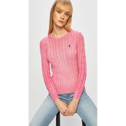 Polo Ralph Lauren - Sweter. Czerwone swetry Polo Ralph Lauren, s, bez wzorów, z bawełny, bez ramiączek. W wyprzedaży za 369.90 zł.