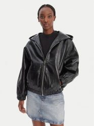 MICHAEL Michael Kors Kurtka z imitacji skóry MR620K5DTW Czarny Regular Fit. Czarne kurtki MICHAEL Michael Kors, l, bez wzorów, ze skóry, bez kaptura. Za 1,299.00 zł.