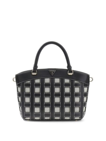 Guess Torebka Frankie HWWG97 36050 Czarny. Czarne listonoszki Guess, z aplikacjami, ze skóry, bez dodatków. Za 584.99 zł.