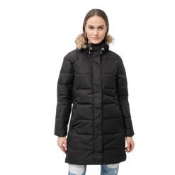 Parka damska Helly Hansen Aden Down. Czarne parki Helly Hansen, na zimę, sportowe, bez kaptura. W wyprzedaży za 1,056.00 zł.