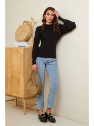 Soft Cashmere Sweter w kolorze czarnym rozmiar: 34/36. Czarne swetry Soft Cashmere, bez wzorów, z kaszmiru, bez ramiączek. Za 104.99 zł.