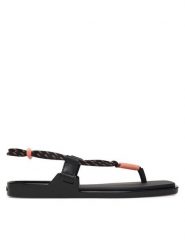 Calvin Klein Sandały Beach Sandal Rope Pu 2 HW0HW02967 Czarny. Czarne sandały Calvin Klein, bez wzorów, z materiału, bez obcasa, na płaskiej podeszwie, bez zapięcia. Za 329.99 zł.