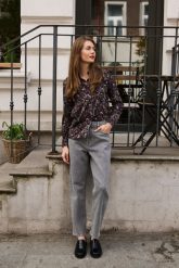 Jeansy z mom fit szare. Szare jeansy MOODO, l, bez wzorów. Za 139.99 zł.